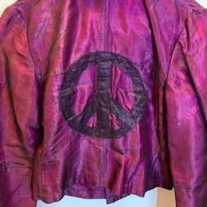 ONE of a KIND custom made PEACE Jacket